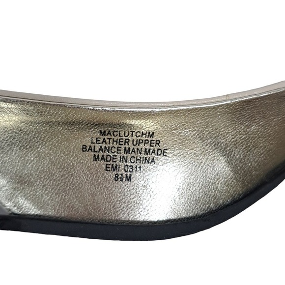 Anne Klein Slingback Peep toe heels w Buckle Black Pearl size 8.5 - Picture 7 of 9